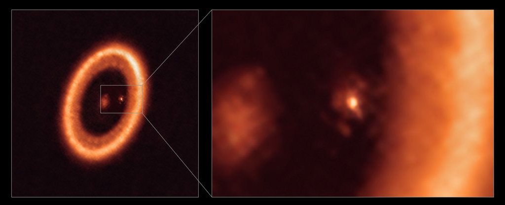 天文学家首次目睹系外行星周围有月球形成盘