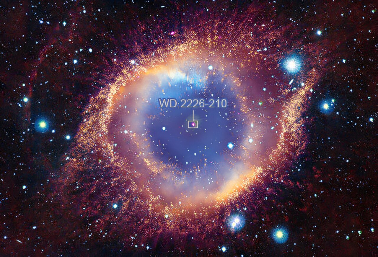 螺旋星雲點到被白矮人摧毀的行星的X射線信號