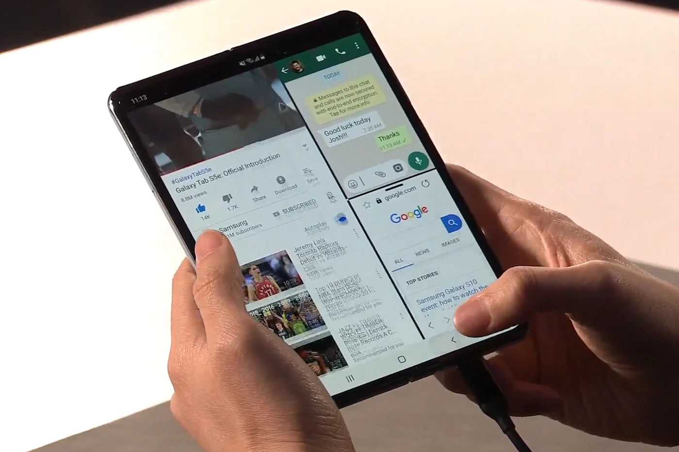 Galaxy Fold: Samsung ต้องการเปิดตัวสมาร์ทโฟนที่ยังไม่พร้อม