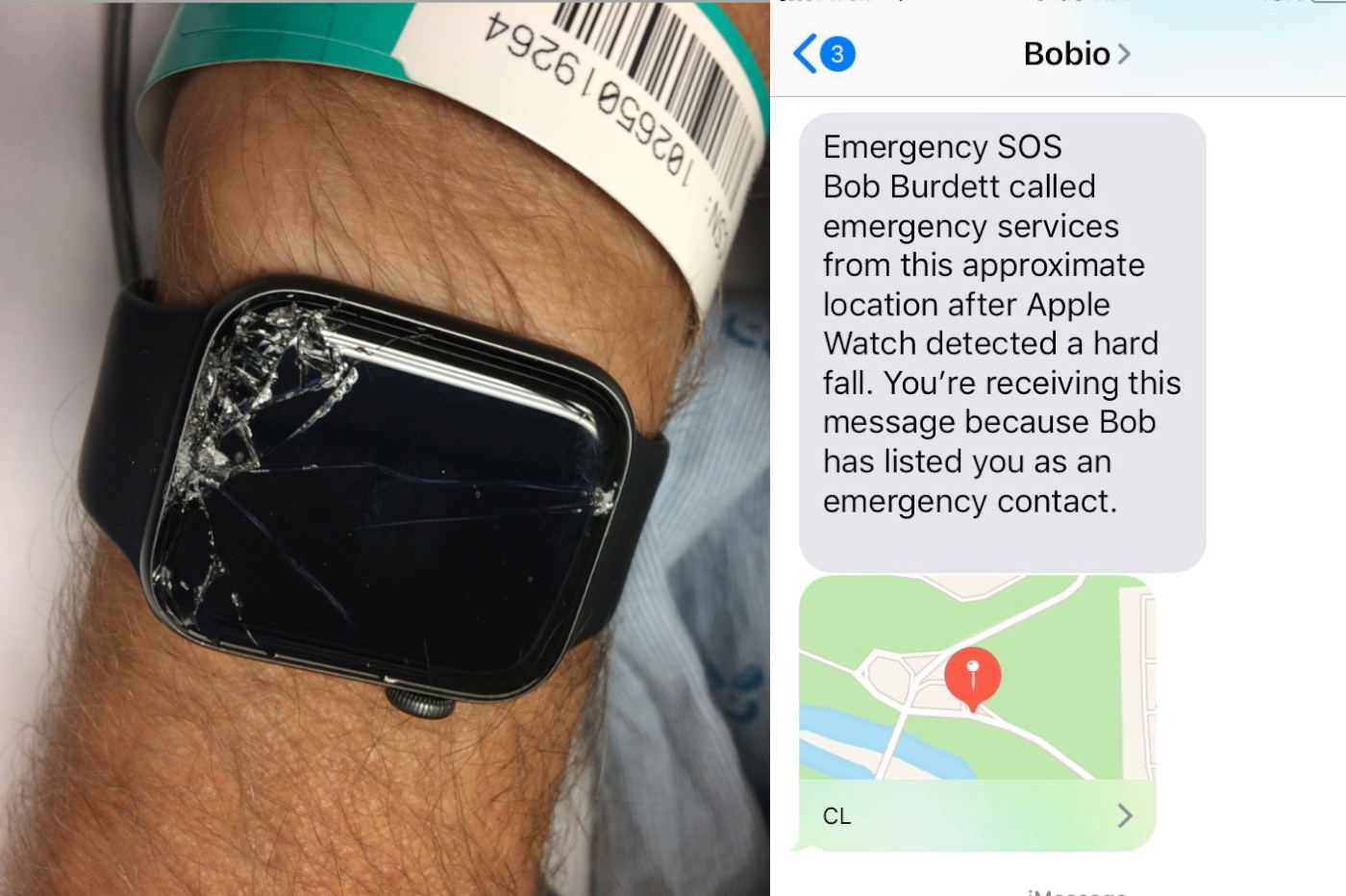 一名男子使用 Apple Watch 救了從自行車上摔下來的父親