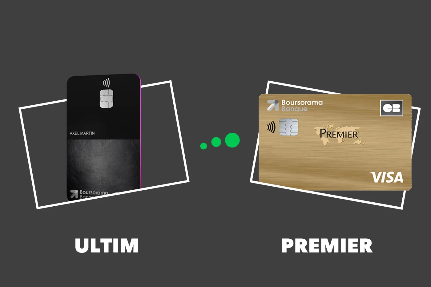 BoursoBank Ultim 或 Visa Premier：選擇哪種銀行卡？