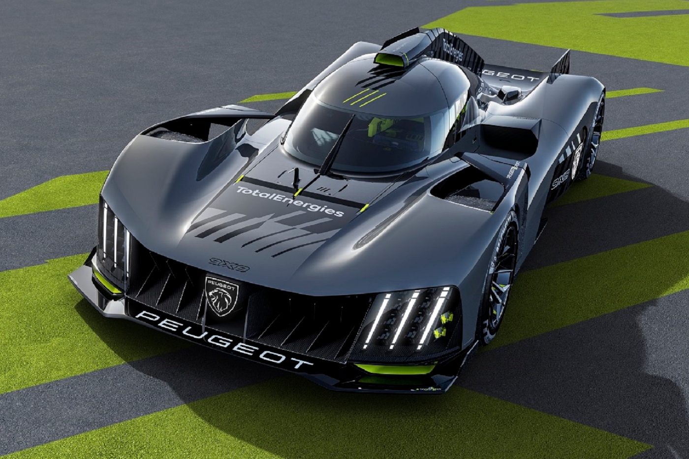 Peugeot 9X8: ไฮเปอร์คาร์ไฮบริดรุ่นใหม่ในการแข่งขัน 24 Hours of Le Mans