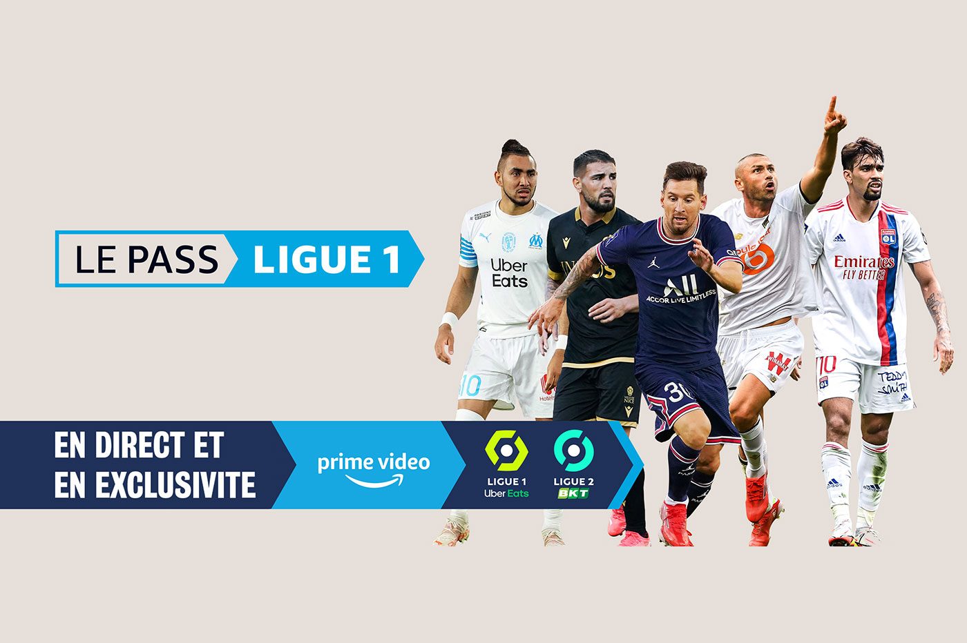 無需續訂 Amazon Prime 訂閱即可享受 Ligue 1 Pass