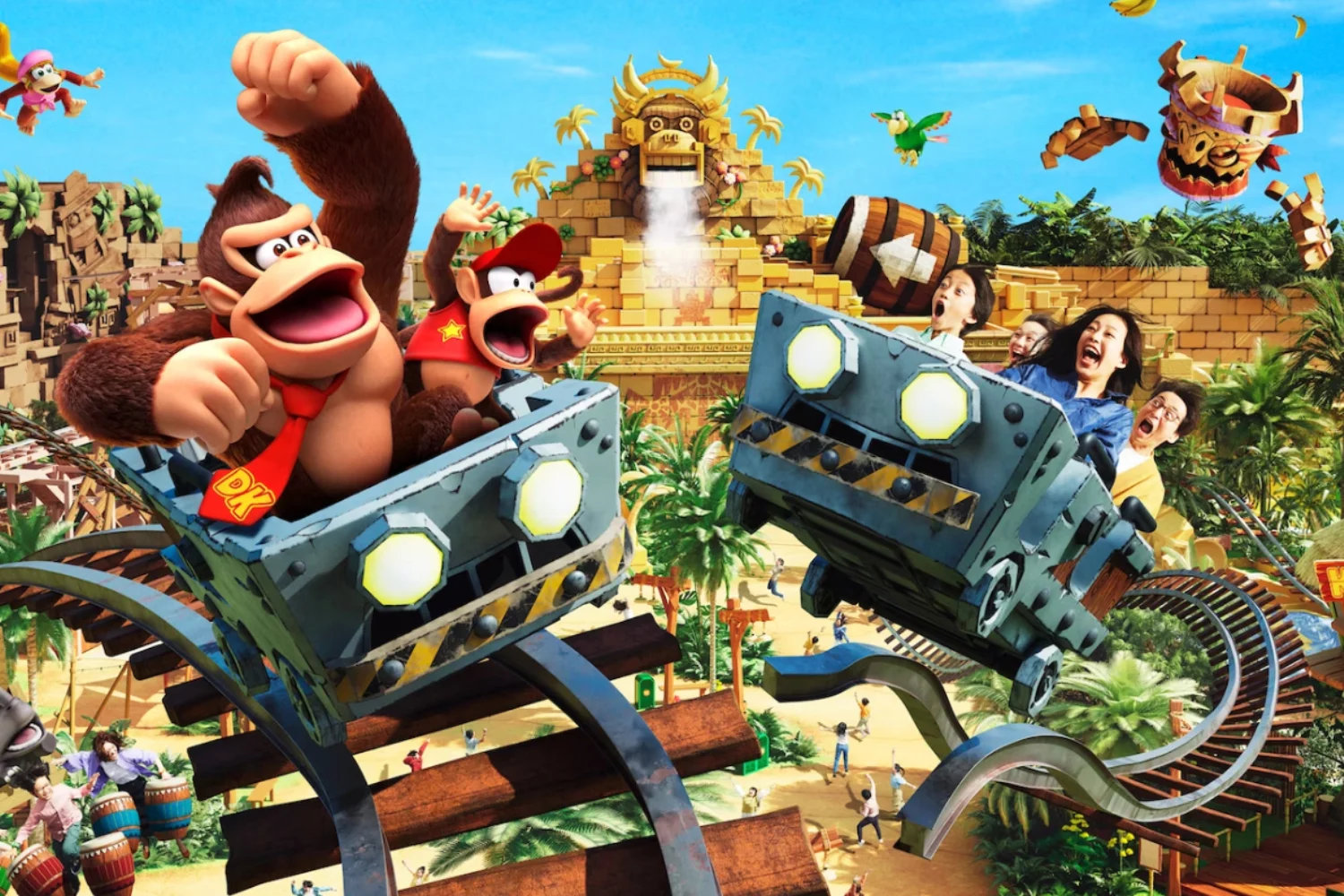 แหล่งท่องเที่ยว Donkey Kong แห่งนี้จะปฏิวัติโลกแห่งสวนสนุกโดยสิ้นเชิง