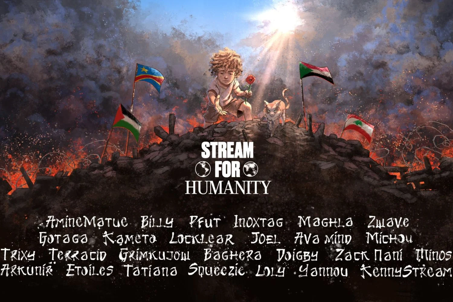 Stream for Humanity: 3 บุคคลสำคัญที่ต้องจดจำเกี่ยวกับงานการกุศลที่ Aminematue จัดขึ้น