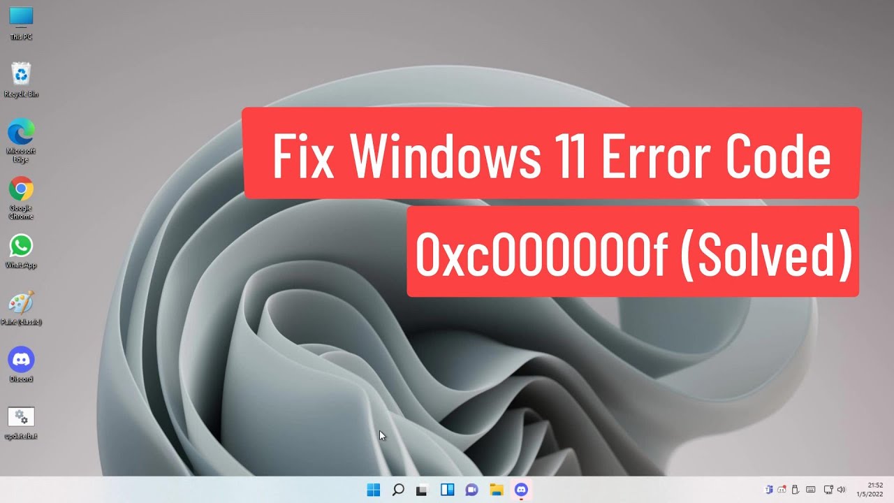 解決方法：Windows 11錯誤碼0xc000000f的三種方法