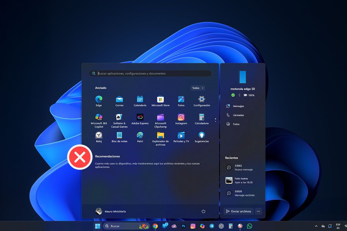 如何删除Windows 11开始菜单的“建议”部分