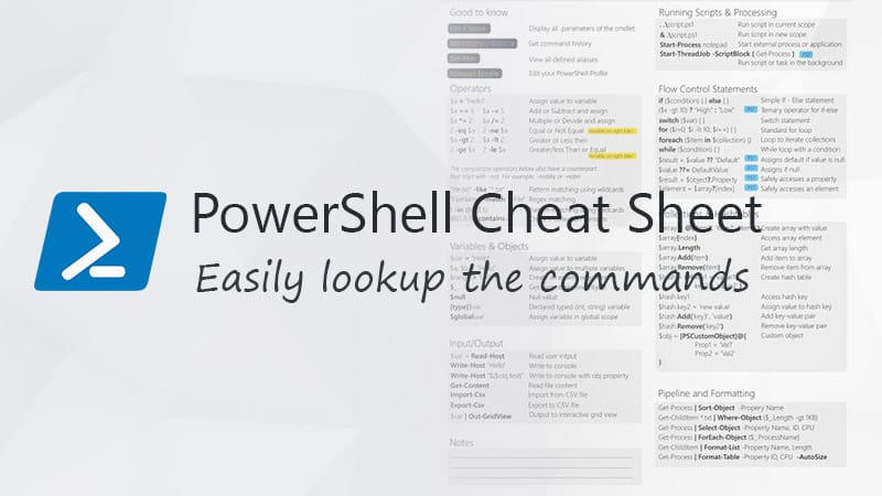 最佳 PowerShell 備忘錄