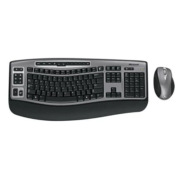 Microsoft 無線雷射桌面 6000 V2 比較 Logitech MK850 效能