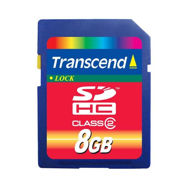 Transcend SDHC 8 GB Class 2 与 Toshiba FlashAir W-03 32 GB