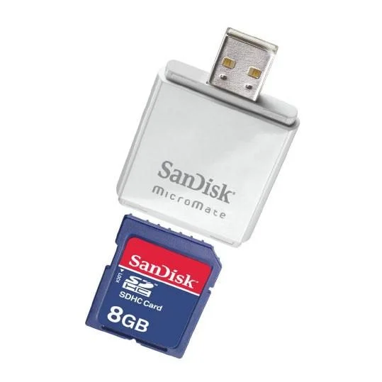 SanDisk SDHC 8 Go + MicroMate 对比 SanDisk Extreme microSD UHS-I 256 Go