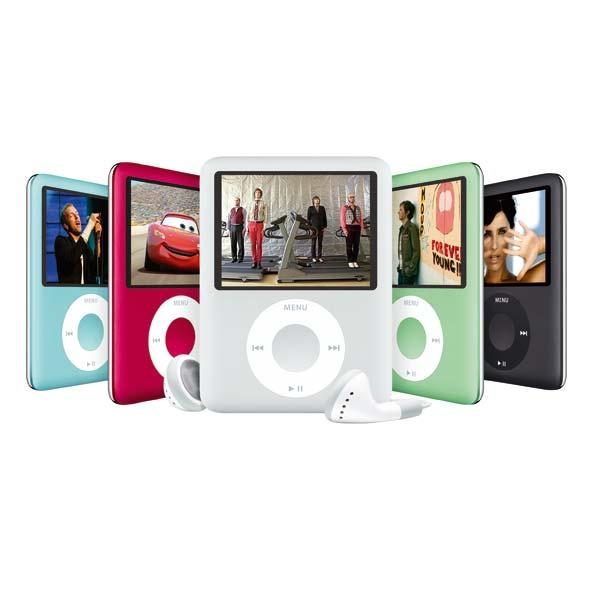 新款 iPod nano 更小、色彩更丰富，可播放视频