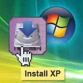 在 Vista 上安裝 Windows XP