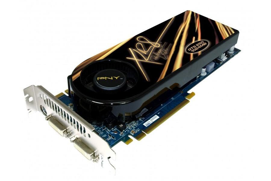 PNY XLR8 GeForce GTS 250 (1024 Mo) 與 Nvidia GeForce RTX 3060 Ti