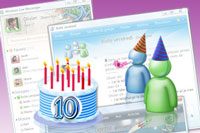 MSN Messenger 庆祝成立 10 周年