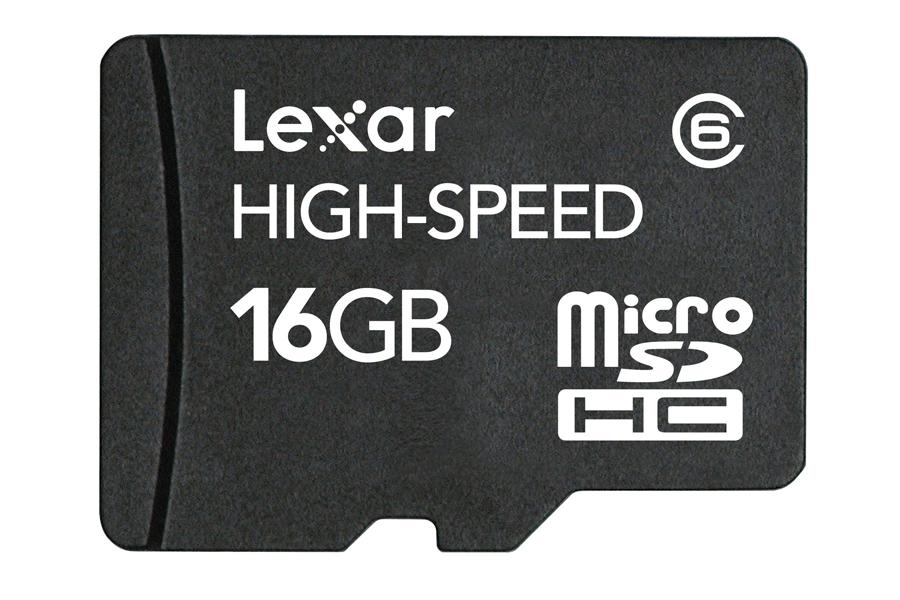 Lexar 高速行動 Micro SDHC 16GB 與 Sony SF-G64