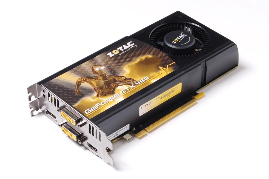 Zotac GeForce GTX 460 与 AMD Radeon RX 6900 XT