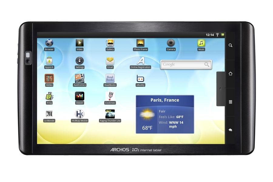 Archos 101 網路平板電腦 8 GB 與三星 Galaxy Tab A9+