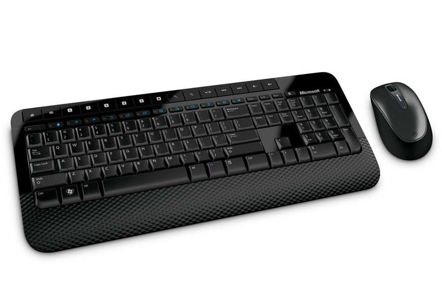 Microsoft Wireless Desktop 2000 (AES) 與 Microsoft Wireless Desktop 800