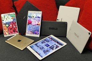 iPad Air 2 和 iPad Mini 3 与最佳 Android 平板电脑的对比