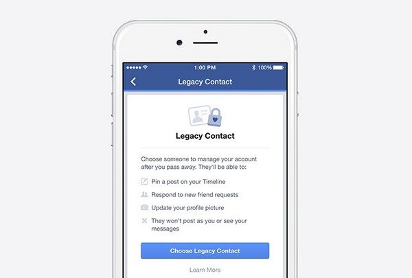 Facebook 帳號的持有者現在可以選擇電子繼承人