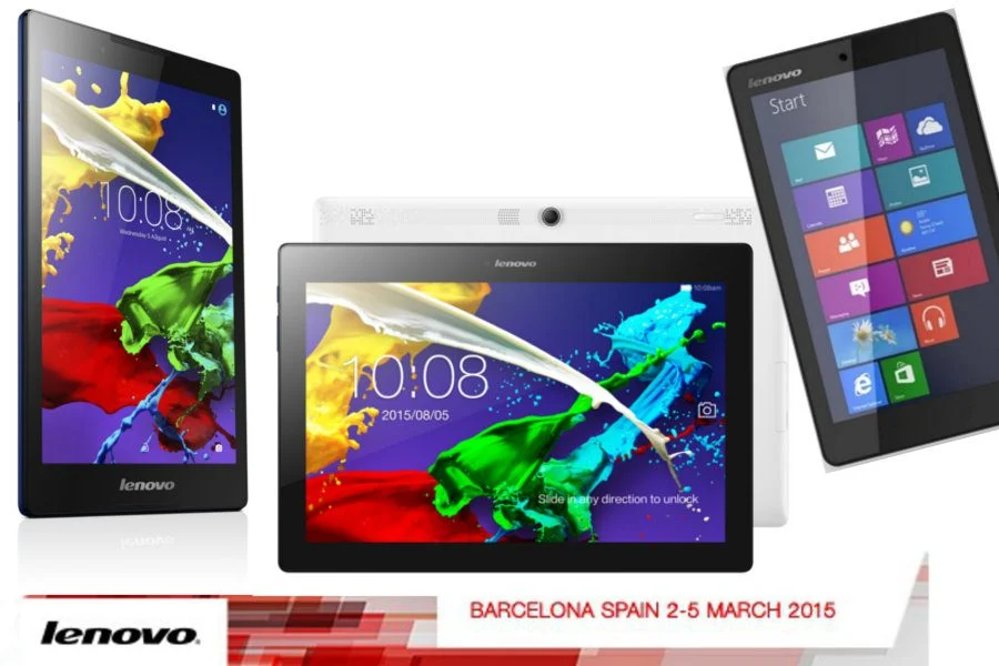 MWC 2015：聯想低價推出三款 Tab 2 A10、A8 和 Miix 300 平板電腦