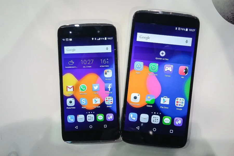 MWC 2015：l'Alcatel Onetouch Idol 3 影像