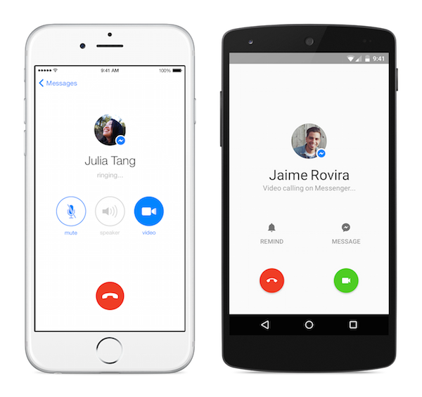 Facebook Messenger 增加视频通话功能以与 Skype 竞争