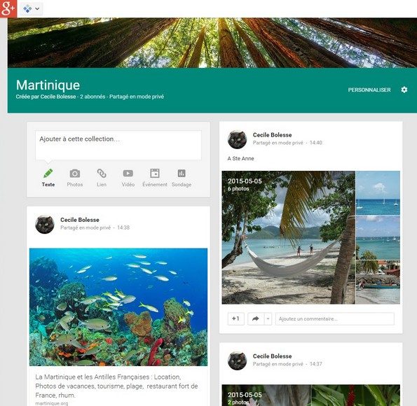 Google+ 推出 Collections，主要受 Pinterest 啟發