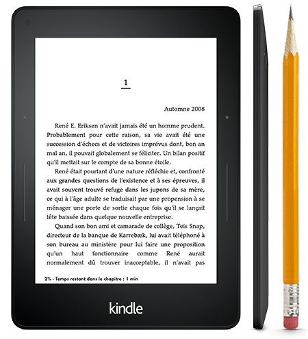 亞馬遜的 Kindle Voyage 電子閱讀器終於抵達法國