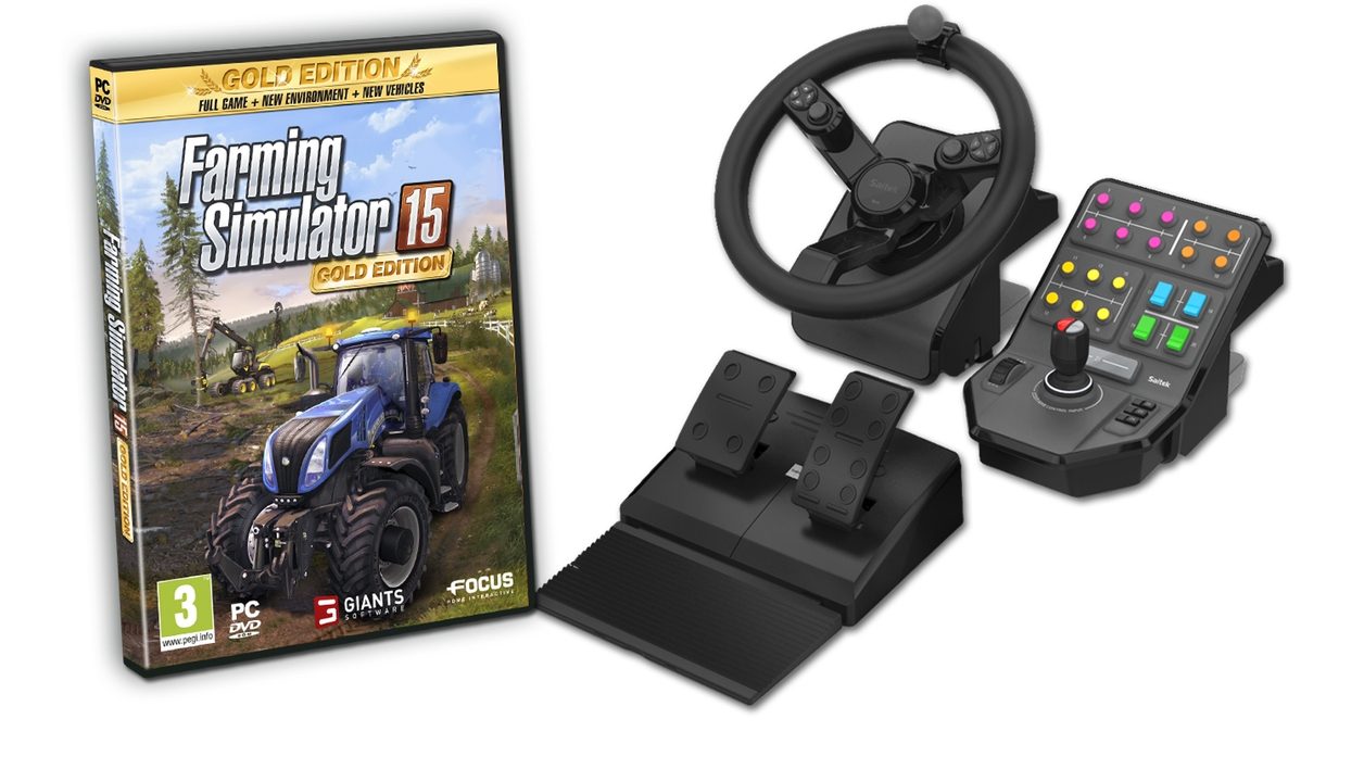 Farming Simulator: พวงมาลัย คันเหยียบ และแผงควบคุมเพื่อเป็นราชาแห่งรถแทรกเตอร์