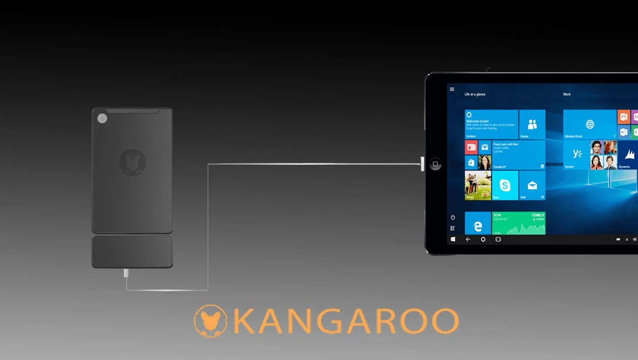 Kangaroo（幾乎）在 iPad 上運行 Windows 10 的 PC