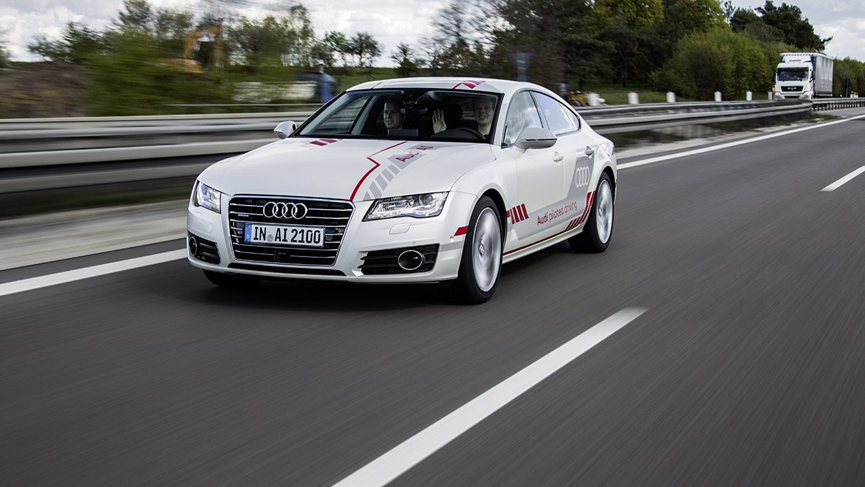 เราทดสอบ Audi A7 โดยขับตามลำพังบนทางหลวง