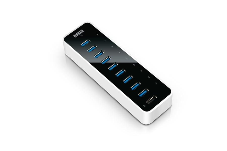 ฮับ USB 3.0 ของ Anker 9 พอร์ต เทียบกับ REKT RGO Desk 140