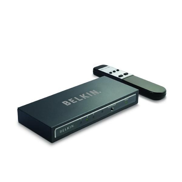 Belkin HDMI Interface 3-to-1 Video Switch พร้อม REKT RGO Desk 140