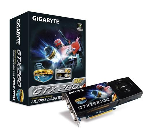 Gigabyte GV-N260OC-896i กับ Nvidia GeForce RTX 3060 Ti