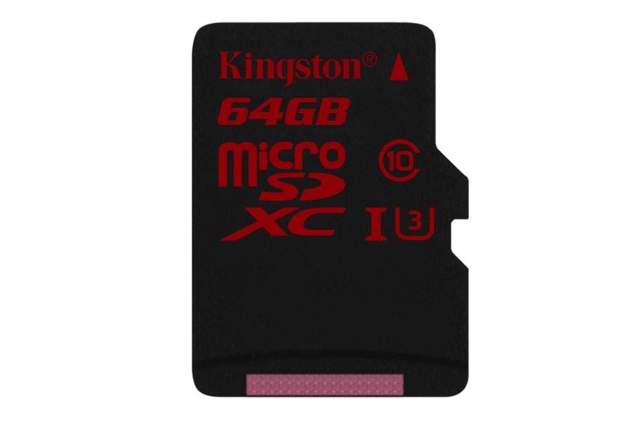 Kingston microSD UHS-I U3 64 Go (SDCA3) กับ Sony SF-G64