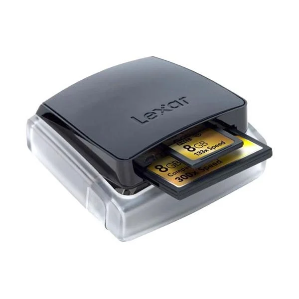 Lexar USB Dual-Slot UDMA Professional เทียบกับเครื่องอ่านการ์ด Samsung Pleomax PCR-5000