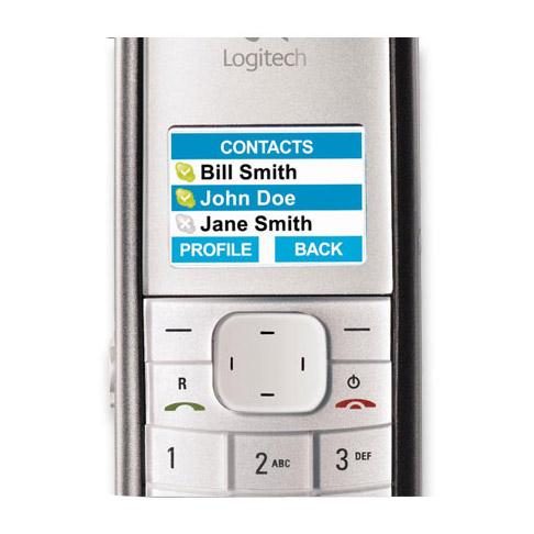 เครื่องเชื่อมต่ออินเทอร์เน็ตไร้สายของ Logitech กับ Philips VOIP855