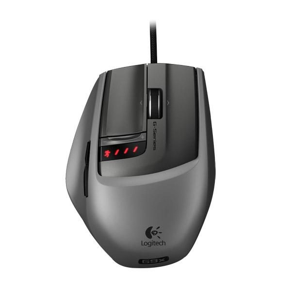 Logitech G9x 雷射滑鼠與 Microsoft Pro IntelliMouse 特別版