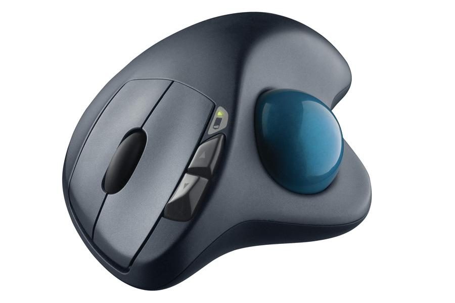 羅技無線軌跡球 M570 與 Microsoft Pro IntelliMouse 特別版