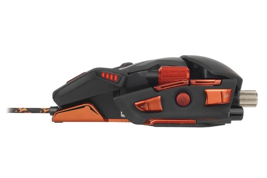 Mad Catz Cyborg MMO7 与 Logitech MX518