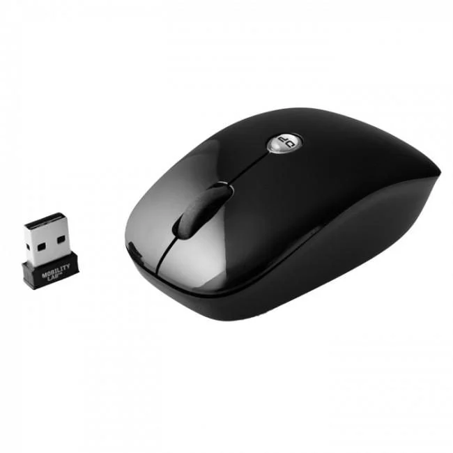 Mobility Lab 純黑色無線光學滑鼠與 Microsoft Pro IntelliMouse 特別版