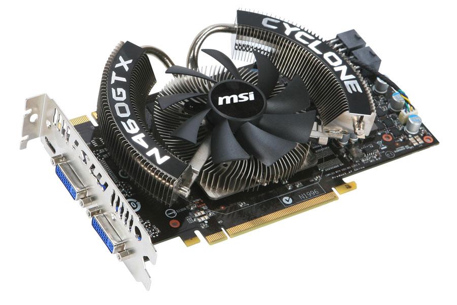 MSI N460GTX Cyclone 768D5/OC พร้อม Asus TUF Gaming GeForce RTX 4070 Ti 12GB GDDR6X OC Edition