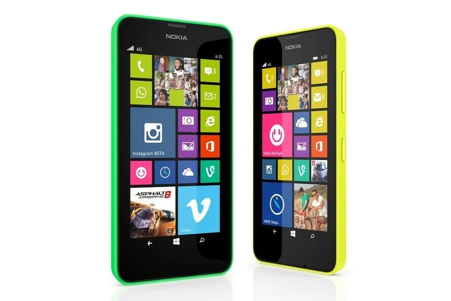 诺基亚 Lumia 635 与 OnePlus Nord 4