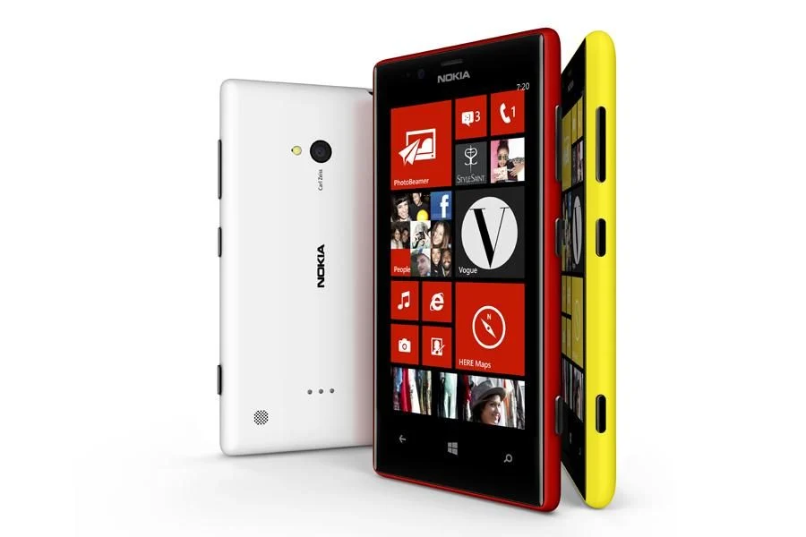 Nokia Lumia 720 與三星 Galaxy Z Flip 6