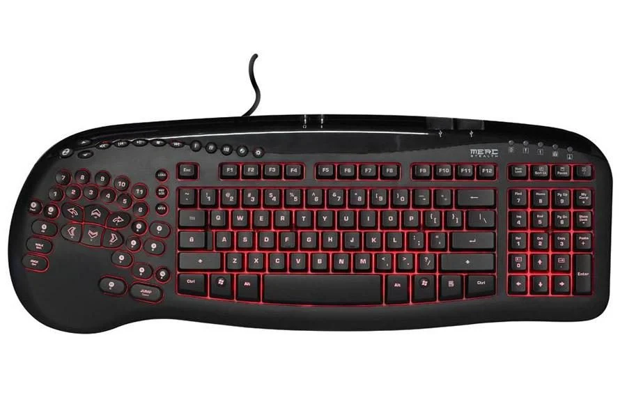 SteelSeries Merc Stealth 与 Logitech MX Keys（适用于 Mac）