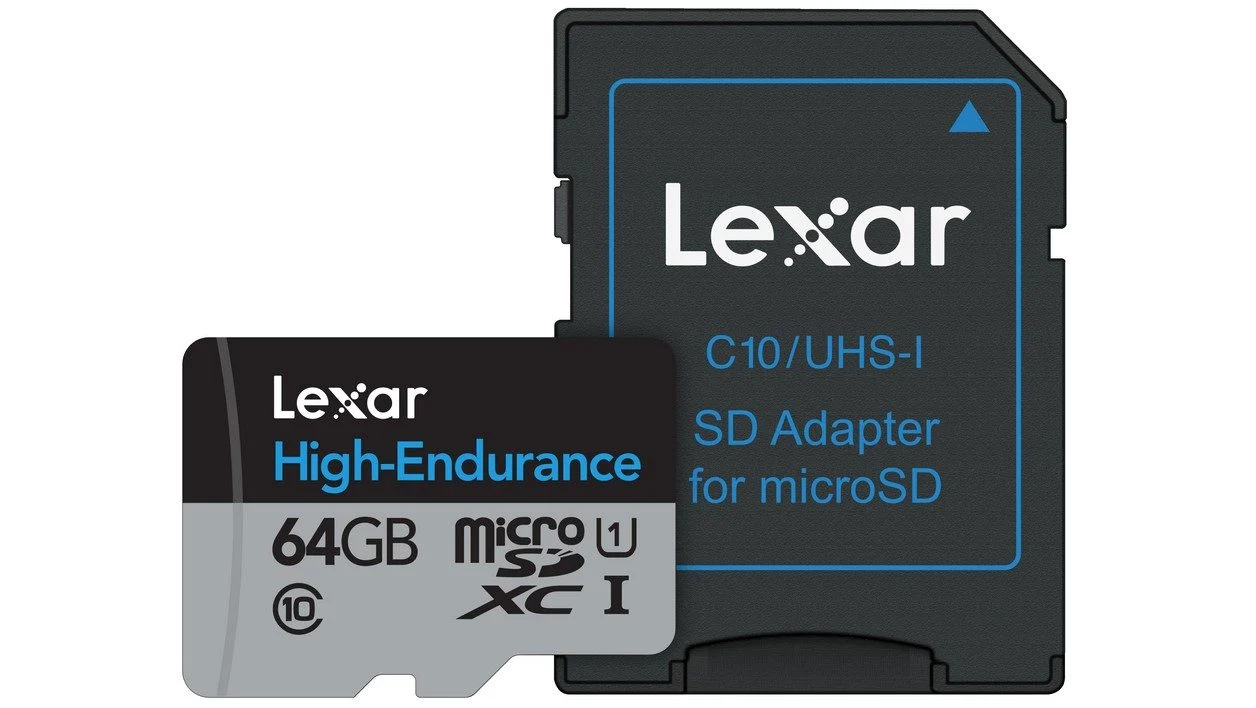 Lexar ความทนทานสูง microSD UHS-I 64 Go กับ Lexar Professional 1800x microSDXC UHS-II 64 Go