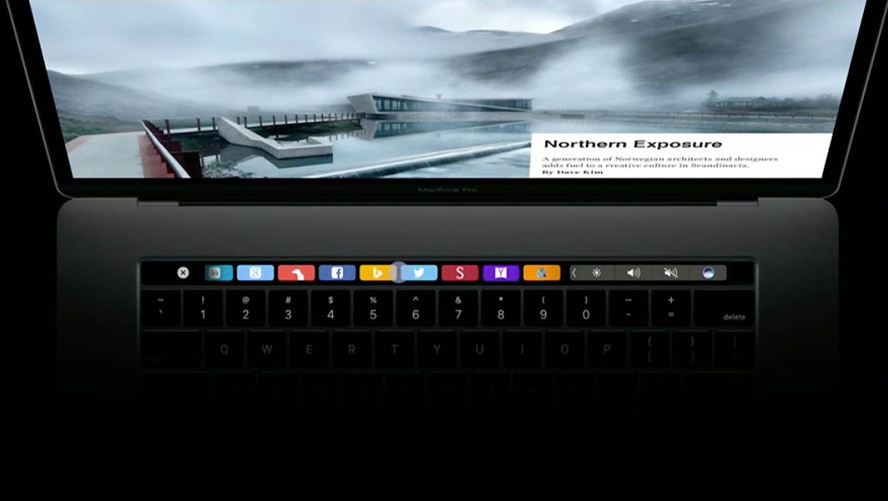 Apple Macbook Pro：再見功能鍵，你好 Touch Bar！