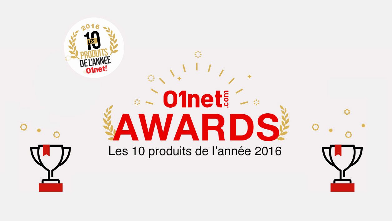 01net Awards: นี่คือ 10 ผลิตภัณฑ์ไฮเทคที่ดีที่สุดประจำปี 2016